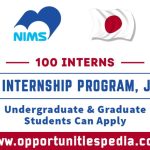 NIMS Internship Program 2025 in Japan (100 Interns)
