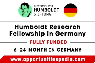 Humboldt Research Fellowship 2026 in Germany (Fully Funded)