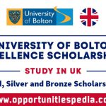 University of Bolton Excellence Scholarships in the UK 2025