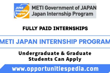 METI Japan Internship Program 2025 (Fully Funded)