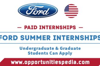 Ford Summer Internships 2024 in USA (Apply Now)