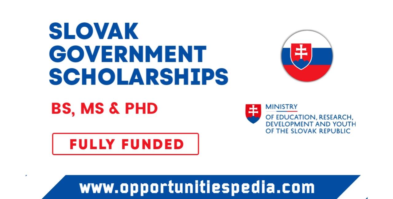 Slovak Government Scholarships 2024-2025 (Fully Funded)
