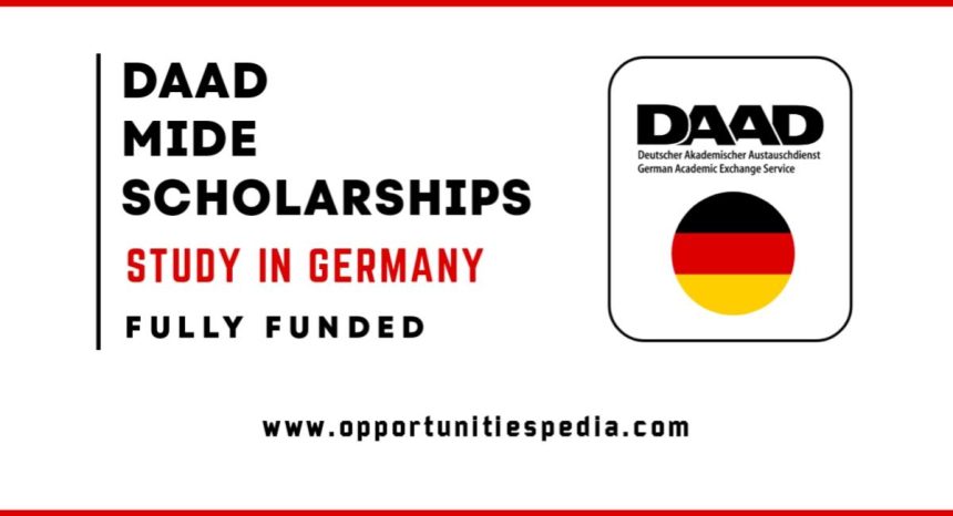 DAAD MIDE Scholarships 2026 in Germany (Fully Funded)