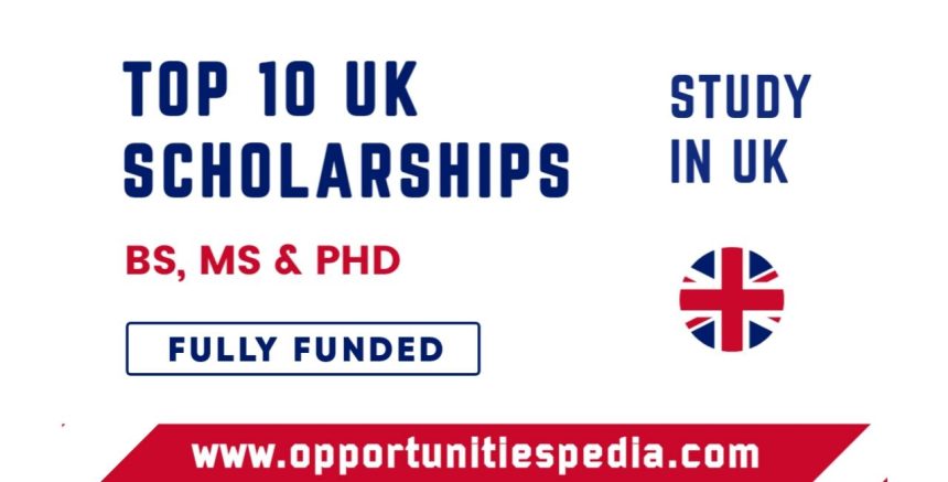 Top 10 UK Scholarships For International Students 2024-2025