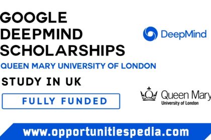 Google DeepMind Scholarships 2024-25 at Queen Mary University in UK (Fully Funded)