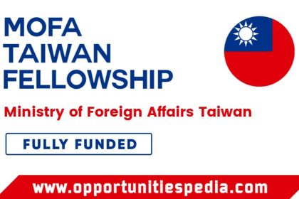 MOFA Taiwan Fellowship 2025 (Fully Funded)