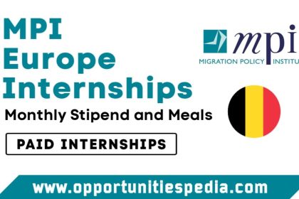 MPI Europe Internships 2024-2025 in Belgium