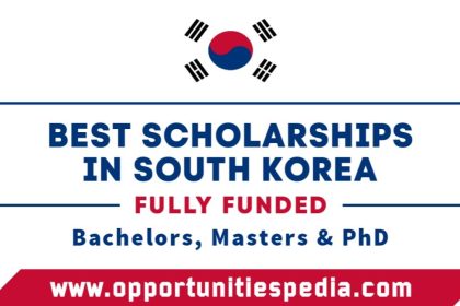 10 Best Scholarships in South Korea 2025-2026