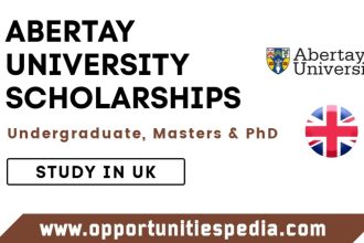 Abertay University Scholarships 2025-2026 (Study in UK)