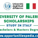 University of Palermo Scholarships 2025-2026 (Study in Italy)