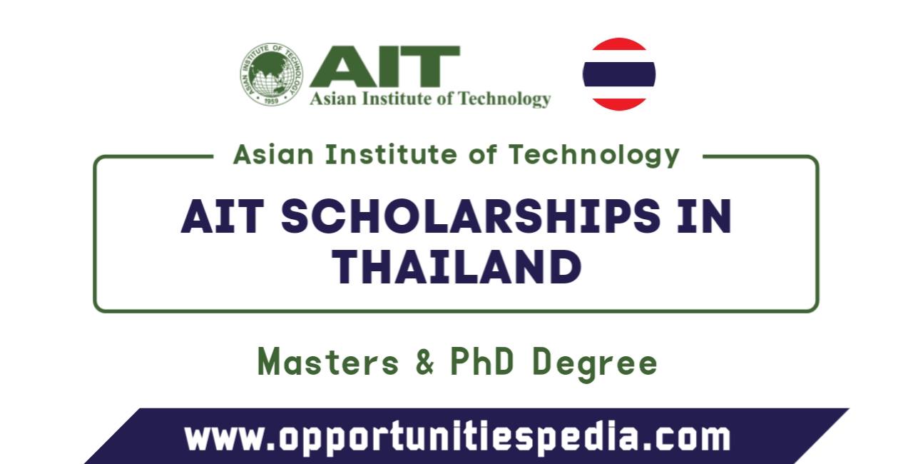 AIT Scholarships 2025 in Thailand For International Students