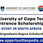 University of Cape Town Entrance Scholarships 2025 in South Africa