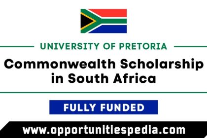 University of Pretoria Commonwealth Scholarship 2026 in South Africa