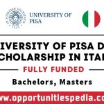 University of Pisa DSU Scholarship 2025-26 in Italy (Fully Funded)