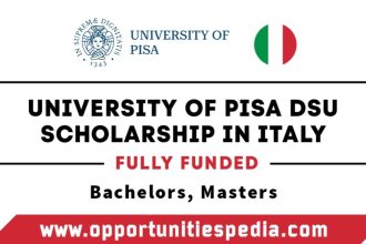 University of Pisa DSU Scholarship 2025-26 in Italy (Fully Funded)