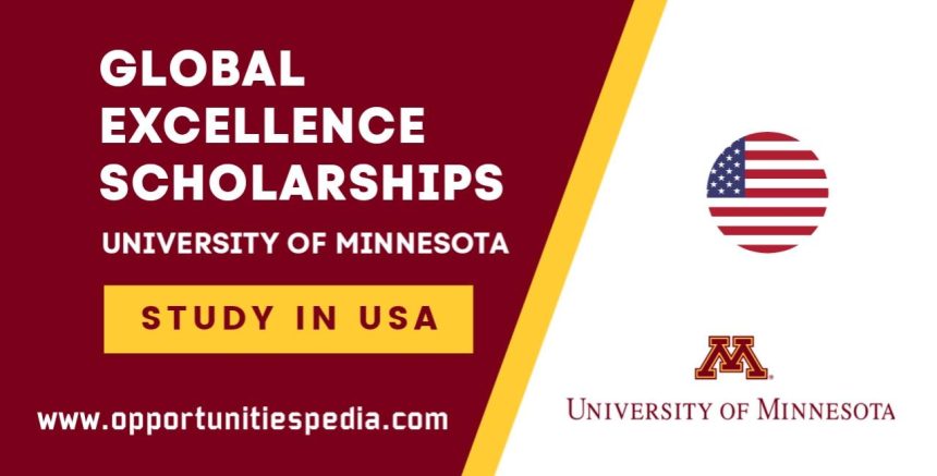 University of Minnesota Global Excellence Scholarships 2025-2026 in USA