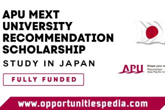 APU MEXT UR Scholarship 2026 in Japan (Fully Funded)
