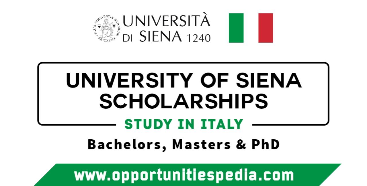 University of Siena Scholarships 2025-26 in Italy (Fully Funded)
