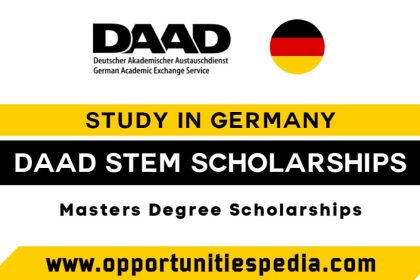 DAAD Study Scholarships 2025 for STEM Disciplines in Germany