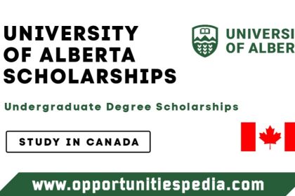 University of Alberta International Undergraduate Scholarships 2025-2026 in Canada