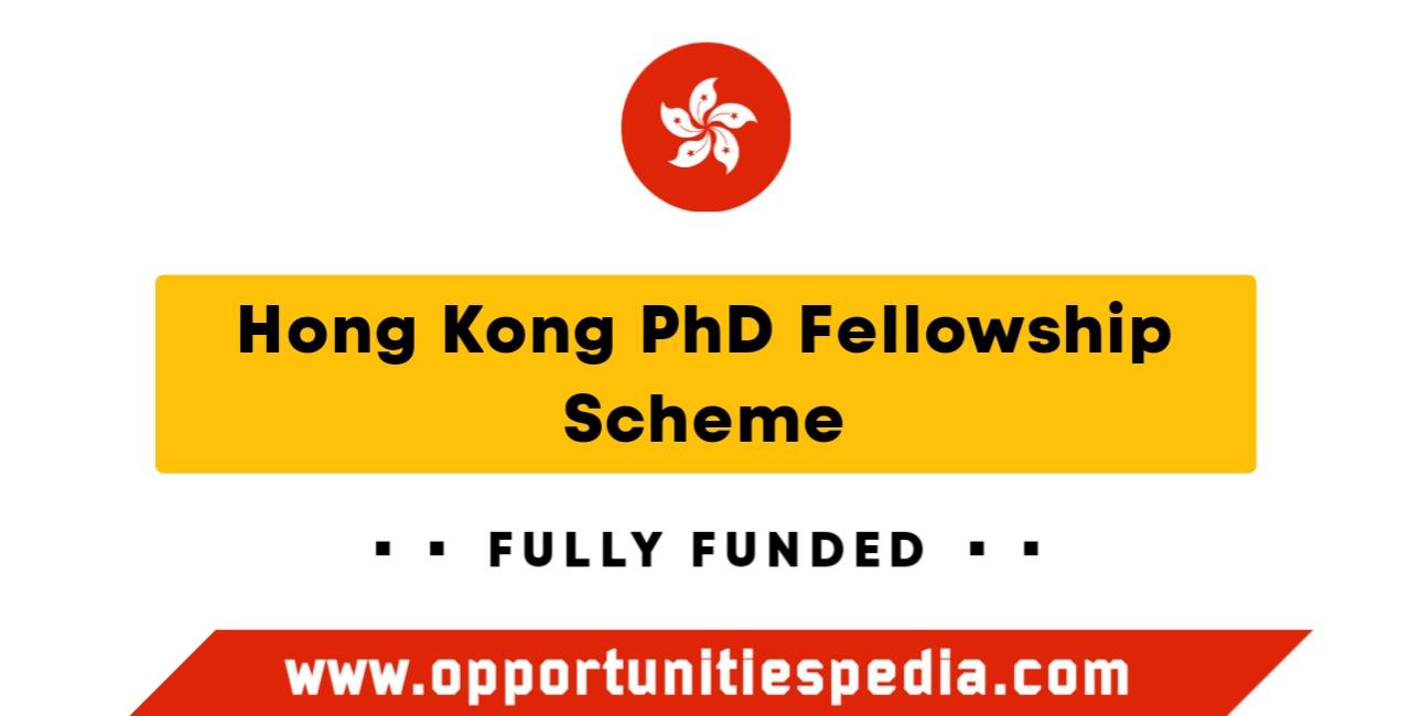 Hong Kong PhD Fellowship 2026-27 - Fully Funded (400 Awards)