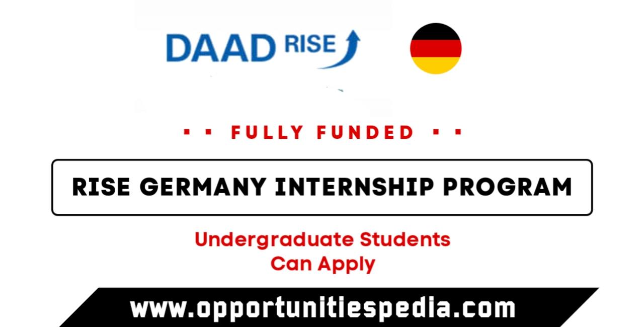 RISE Germany Internship 2026 in Germany (Fully Funded)