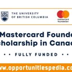UBC MasterCard Scholarship 2026 in Canada (Fully Funded)