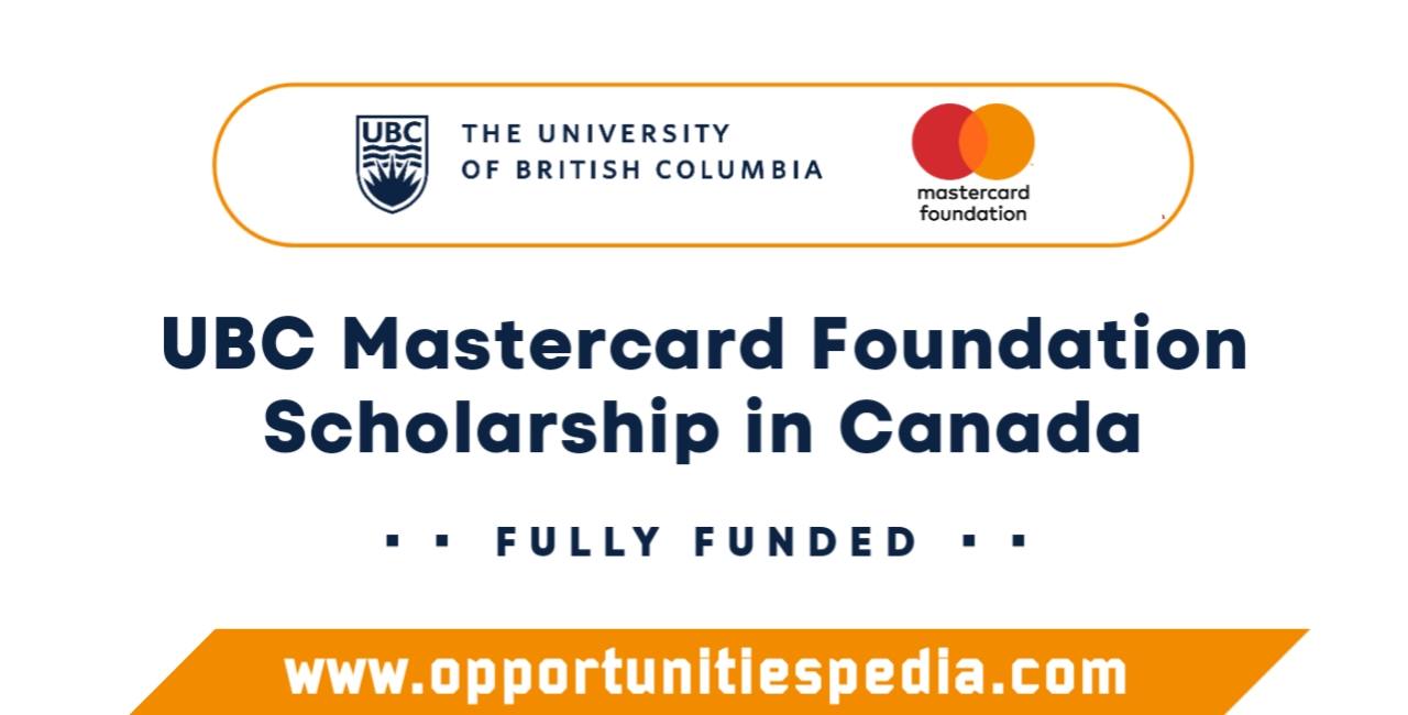 UBC MasterCard Scholarship 2026 in Canada (Fully Funded)