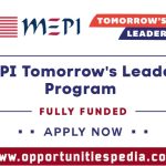 MEPI Tomorrow’s Leaders Program 2026 (Fully Funded)
