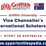 Griffith University Vice Chancellor's International Scholarship 2025