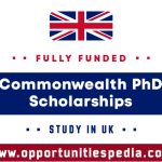 Commonwealth PhD Scholarships 2026-27 in the UK (Fully Funded)