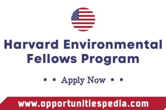 Harvard Environmental Fellows Program 2026 in USA