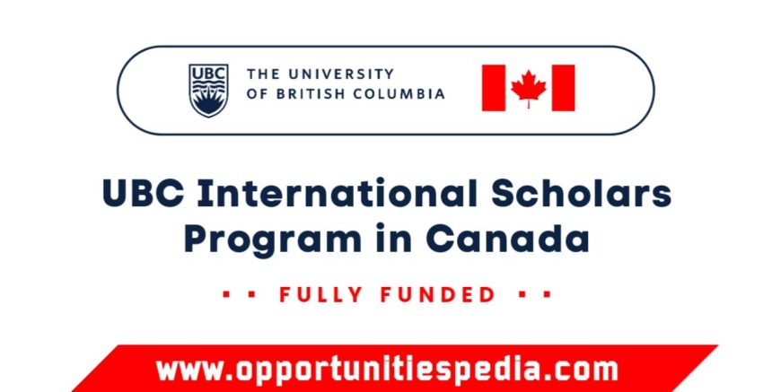 UBC International Scholars Program 2026 in Canada (Fully Funded)