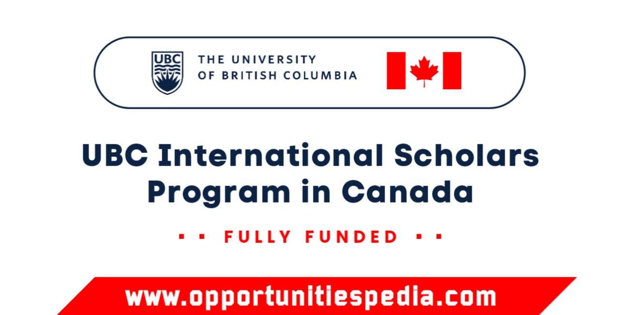UBC International Scholars Program 2026 in Canada (Fully Funded)
