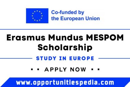 Erasmus Mundus MESPOM Scholarship 2026 (Study in Europe)