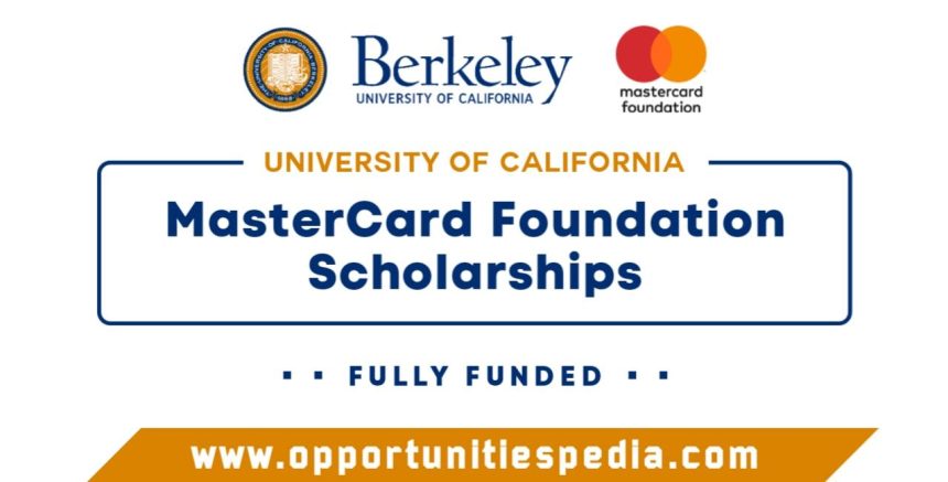 University of California MasterCard Scholarship 2025-26 (Fully Funded)