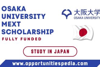 Osaka University MEXT Scholarships 2026 in Japan (Fully Funded)