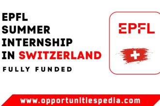 EPFL Summer Internship 2025 in Switzerland (Fully Funded)