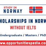 Scholarships in Norway Without IELTS 2025-26 (Study in Europe)