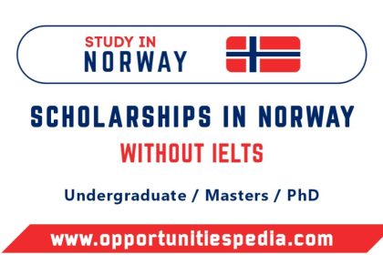 Scholarships in Norway Without IELTS 2025-26 (Study in Europe)