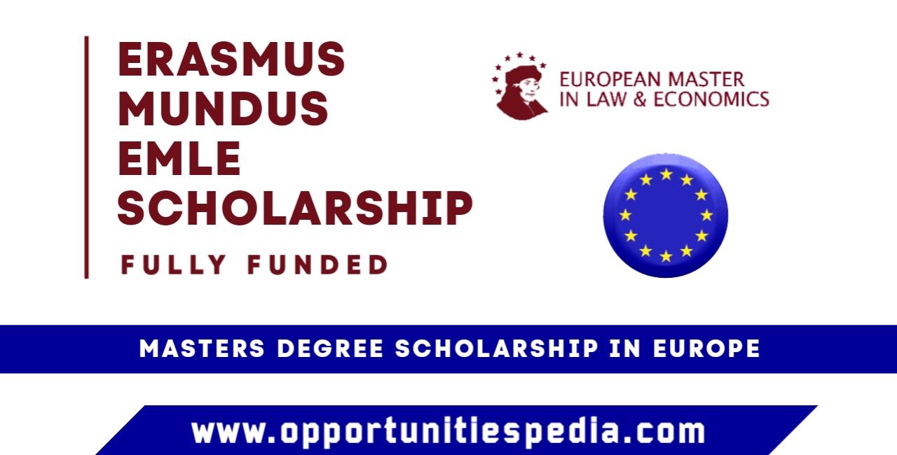 Erasmus Mundus EMLE Scholarship 2025 (Fully Funded)