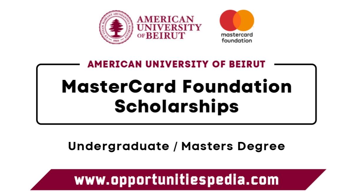 AUB Mastercard Foundation Scholarship 2025 (Fully Funded)