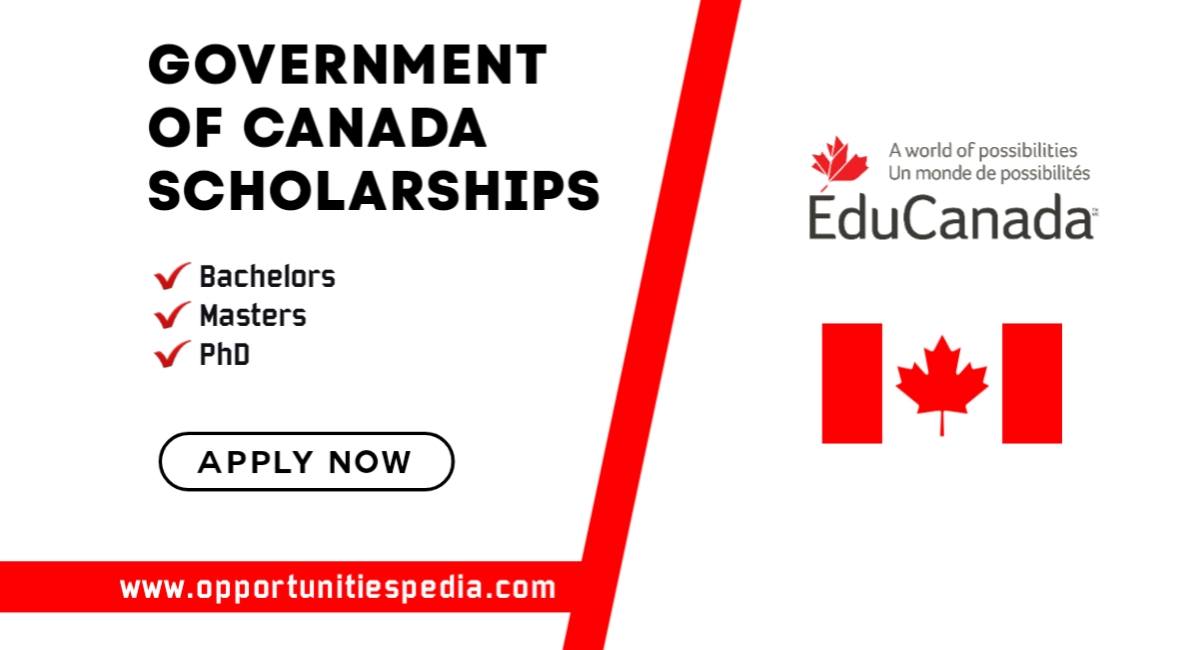 Government of Canada Scholarships (Study in Canada)