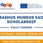 Erasmus Mundus EACH Scholarship 2025 (Fully Funded)