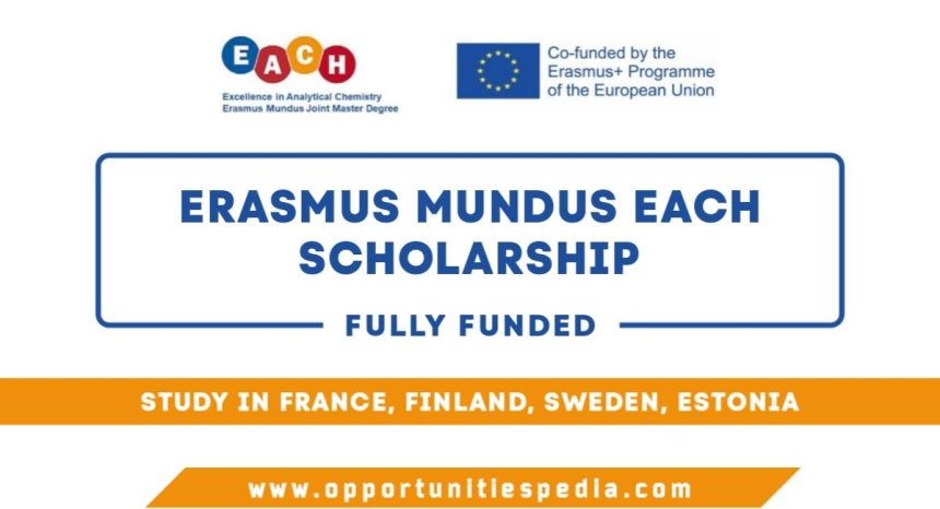 Erasmus Mundus EACH Scholarship 2025 (Fully Funded)