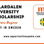 Malardalen University Scholarship 2025 in Sweden