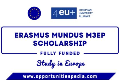 Erasmus Mundus M3EP Scholarship 2025 in Europe (Fully Funded)