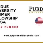 Purdue University Summer Fellowship 2025 in USA (Fully Funded)