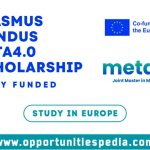Erasmus Mundus meta4.0 Scholarship 2025 in Europe (Fully Funded)