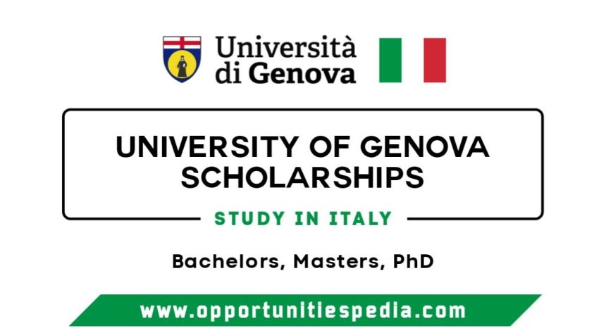 University of Genova Scholarships 2025-2026 (Study in Italy)
